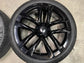 2024 Tesla Model S Plaid Factory 21" Wheels Tires OEM Rims Michelin 90% Gloss Black