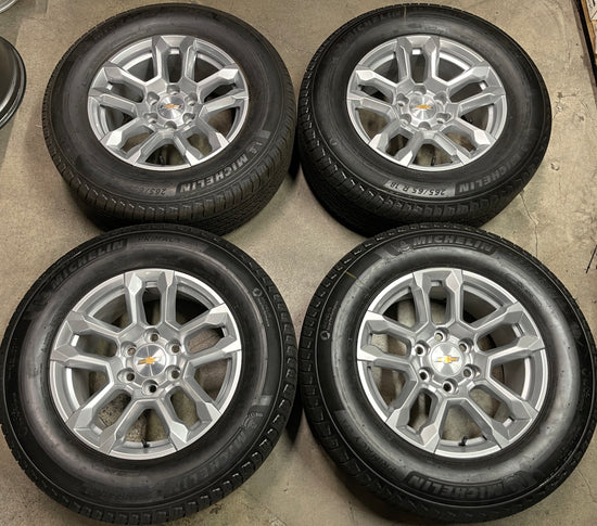 Sold 2024 2025 Chevy Silverado Tahoe Factory 18 Wheels Tires Rims OEM Suburban 1500 Michelin