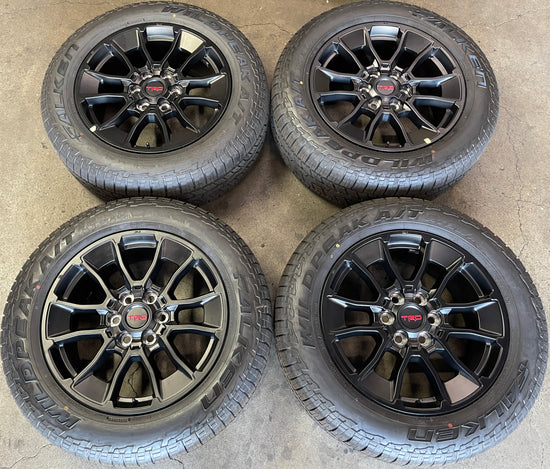 Sold 2025 Toyota Tundra TRD Adventure Factory 20 Wheels Tires OEM Black Rims Falken AT3WA