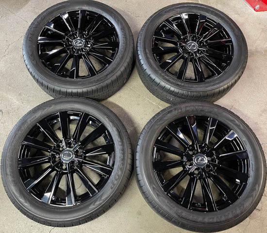 Sold 2025 Lexus GX550 Premium Factory 22" Wheels Tires OEM Rims Dunlop Gloss Black