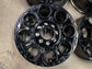 Four 2025 Ford F250 F350 Factory 20 Wheels OEM Rims Black 10484 Tall rear caps