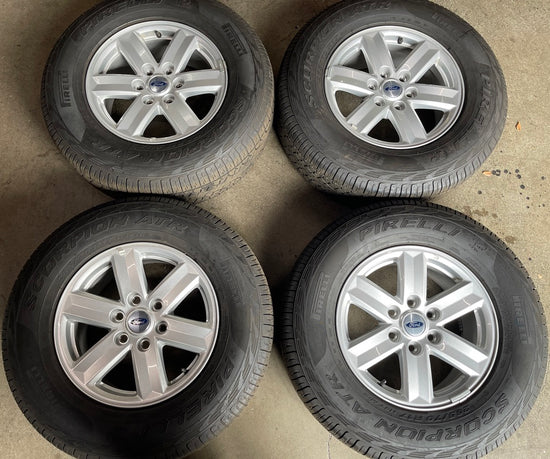 2024 Ford F150 Factory 17 Wheels Tires OEM 10339 Rims ML341007AA Pirelli 265/70/17