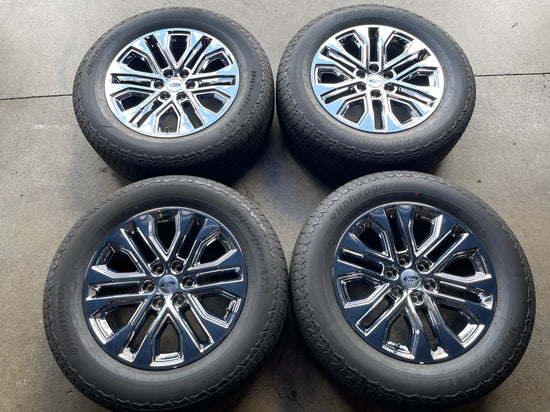 Sold 2025 Ford F150 Lariat Limited Factory 20 Wheels Tires OEM Rims RL3J1007BA bright PVD