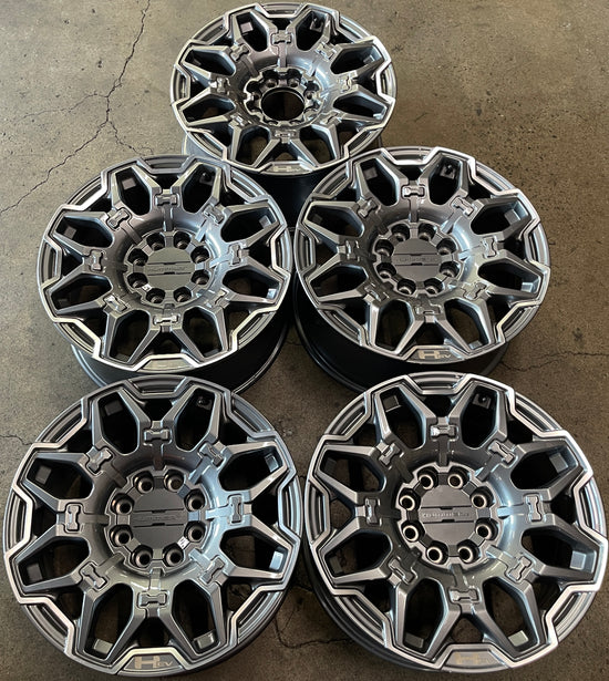 Sold Five 2025 GMC Hummer EV Factory 22 Wheels Sensors OEM Rims 84806058 22x9.5