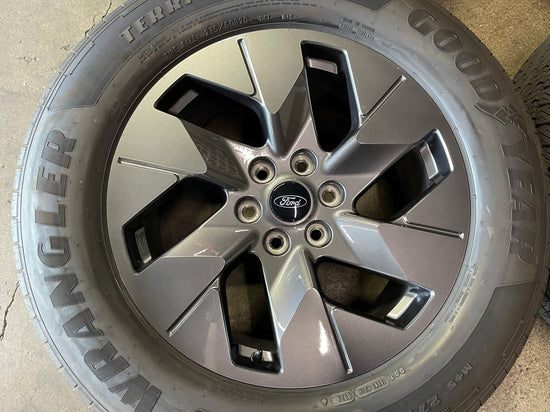 Sold 2025 Ford F150 Lightning EV Factory 20 Wheels Tires Rims OEM NL381007BA Goodyear