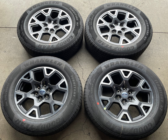 2025 Ford F150 Factory 20 Wheels Tires OEM RIMS RL341007HA Goodyear FX2 FX4