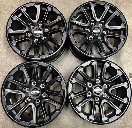 Four 2025 Ford F150 Raptor Factory 17 Wheels OEM Rims RL3V1007AB Black FX4