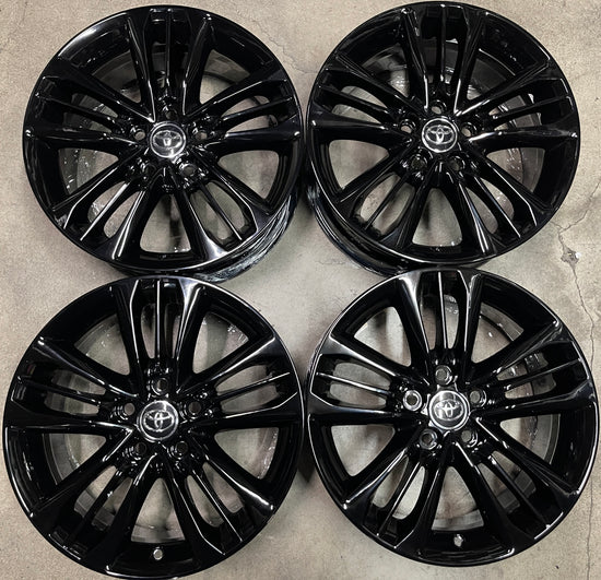 Four 2007-2017 Toyota Camry factory 17 Wheels Rims 75171 OEM Gloss Black