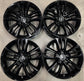 Four 2007-2017 Toyota Camry factory 17 Wheels Rims 75171 OEM Gloss Black