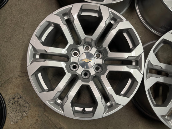 Four 2025 Chevy Colorado Factory 20 Wheels OEM Rims 84943335 Silverado Sierra Canyon 6x135
