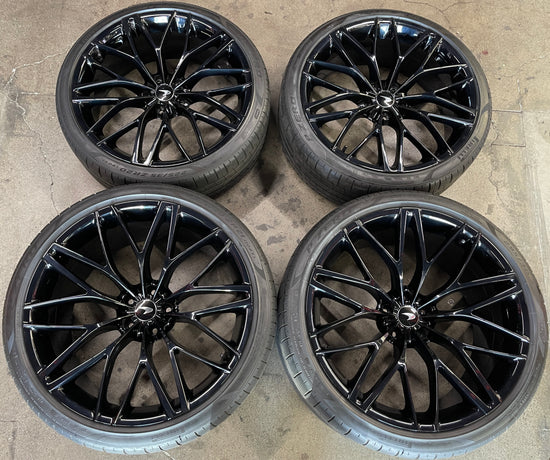 Sold 2023 McLaren GT Factory 20 21 Wheels Tires OEM rims F19802080F6F11R Black F19802104C4E11R