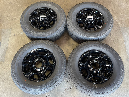 Sold 2024 Ford F250 F350 SRW Factory 18 Wheels Tires OEM 10479 Rims Black LT275/70/18