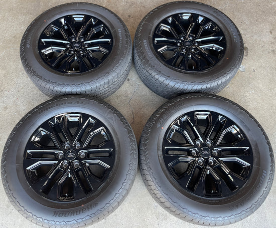 Sold 2025 Ford F150 Lariat Limited Factory 20 Wheels Tires OEM Rims RL3J1007BA Black