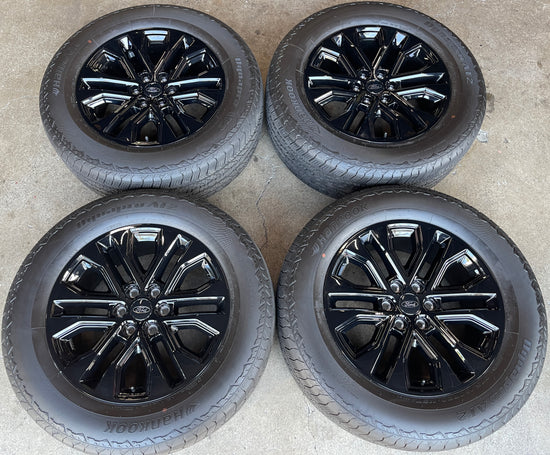 Sold 2025 Ford F150 Lariat Limited Factory 20 Wheels Tires OEM Rims RL3J1007BA Black