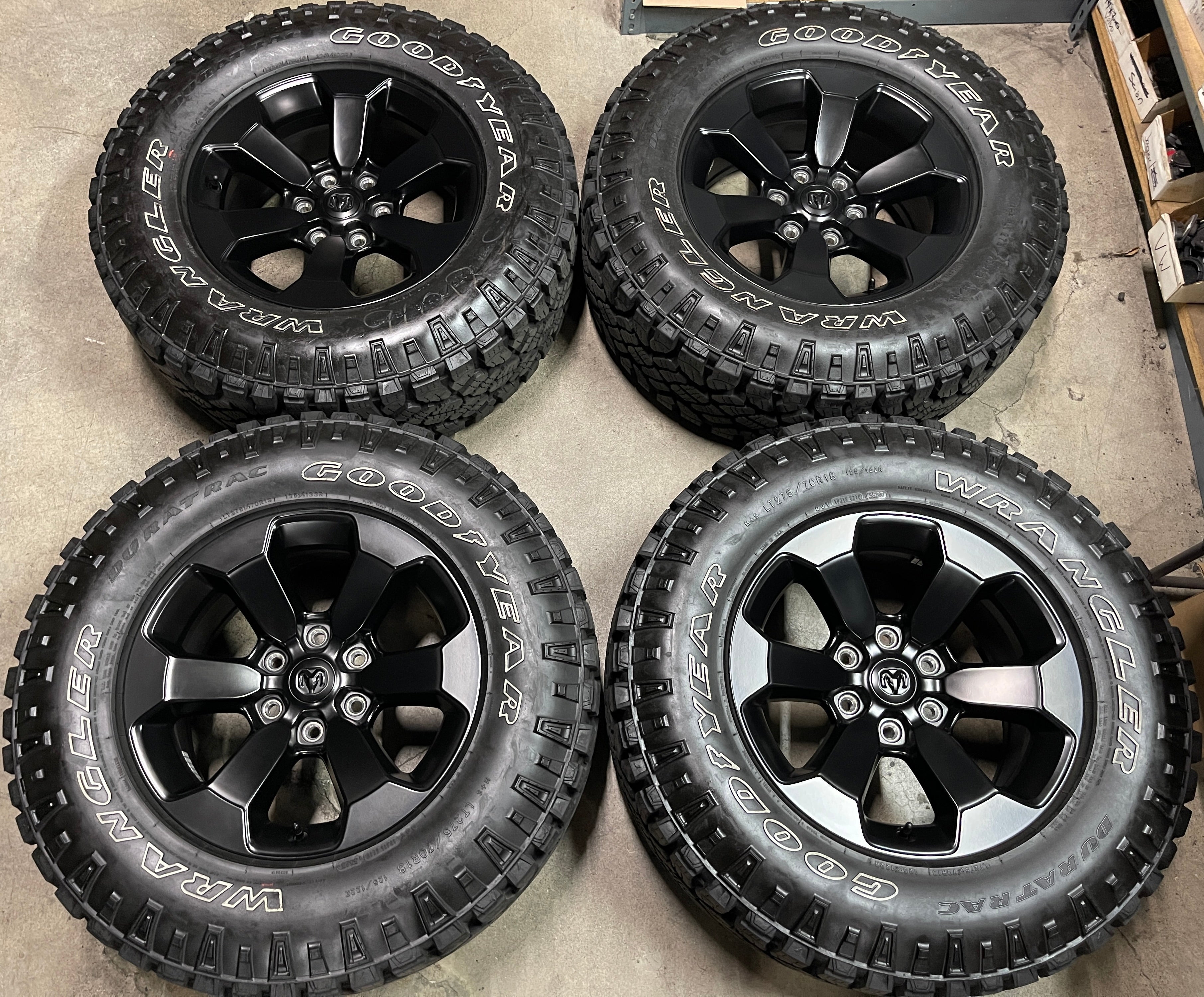 Sold 2023 Dodge Ram Rebel 1500 Factory 18 Wheels Tires Rims 2671 OEM 5 ...