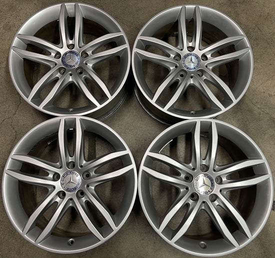Sold Four 2014 Mercedes Benz MBZ C300 C350 17 Inch Wheels 85227 OEM 85259 Rims 2527785259