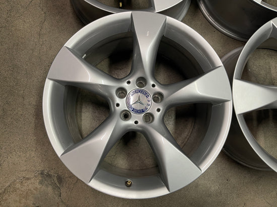 Four 2014 MBZ CLS550 Factory 19 Wheels OEM Rims 85216 85217 A2184010402 A2184010502