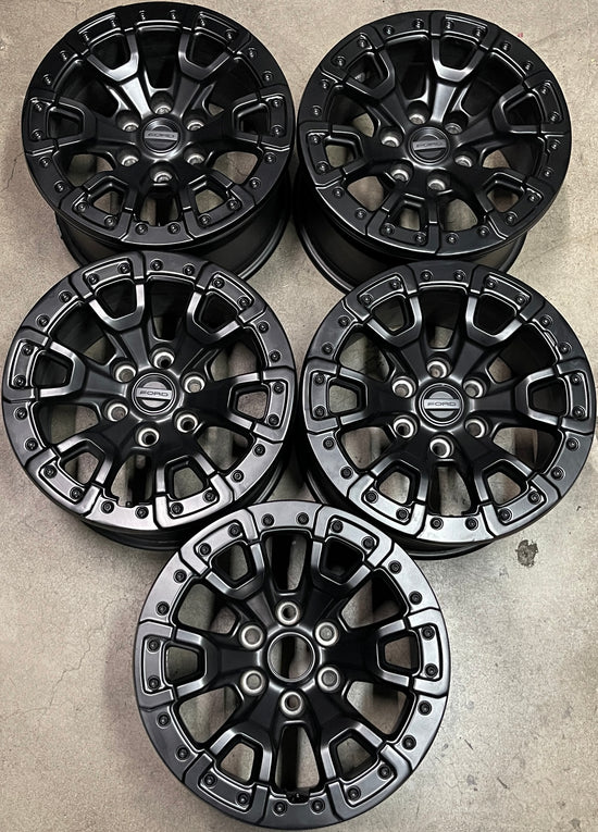 Sold FIVE 2024 Ford Bronco Raptor R Factory 17 Wheels OEM Rims Bead Lock 6x135 F150