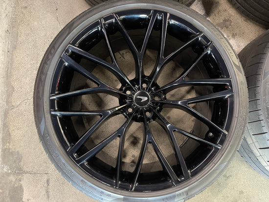 Sold 2023 McLaren GT Factory 20 21 Wheels Tires OEM rims F19802080F6F11R Black F19802104C4E11R