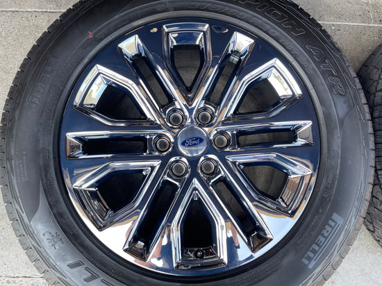 Sold 2025 Ford F150 Lariat Limited Factory 20 Wheels Tires OEM Rims RL3J1007BA bright PVD