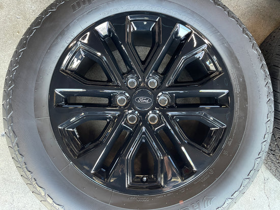 Sold 2025 Ford F150 Lariat Limited Factory 20 Wheels Tires OEM Rims RL3J1007BA Black
