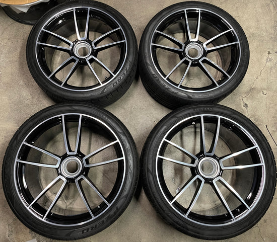 Sold 2024 Porsche 911 991 Turbo S Factory 20 21 Wheels Tires Rims OEM 992601025AS 992601025AA