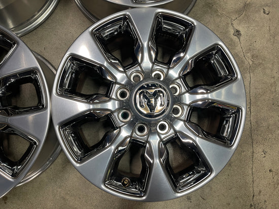 Four 2023 Dodge RAM 2500 Factory 20 Wheels 2696 Rims 6MH98TRMAA OEM Chrome