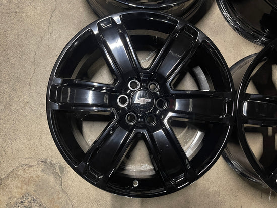 Four Chevy Acadia Factory 20 Wheels 5794 OEM Rims Black 23457346 Blazer Enclave