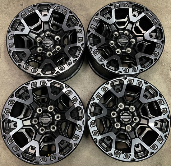 Sold Four 2025 Ford F150 Raptor R Factory 17 Wheels OEM Rims Bead Lock Black RL3V1007BA