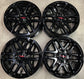 Four 2024 Toyota Tacoma TRD Factory 18 Wheels OEM Rims Gloss Black