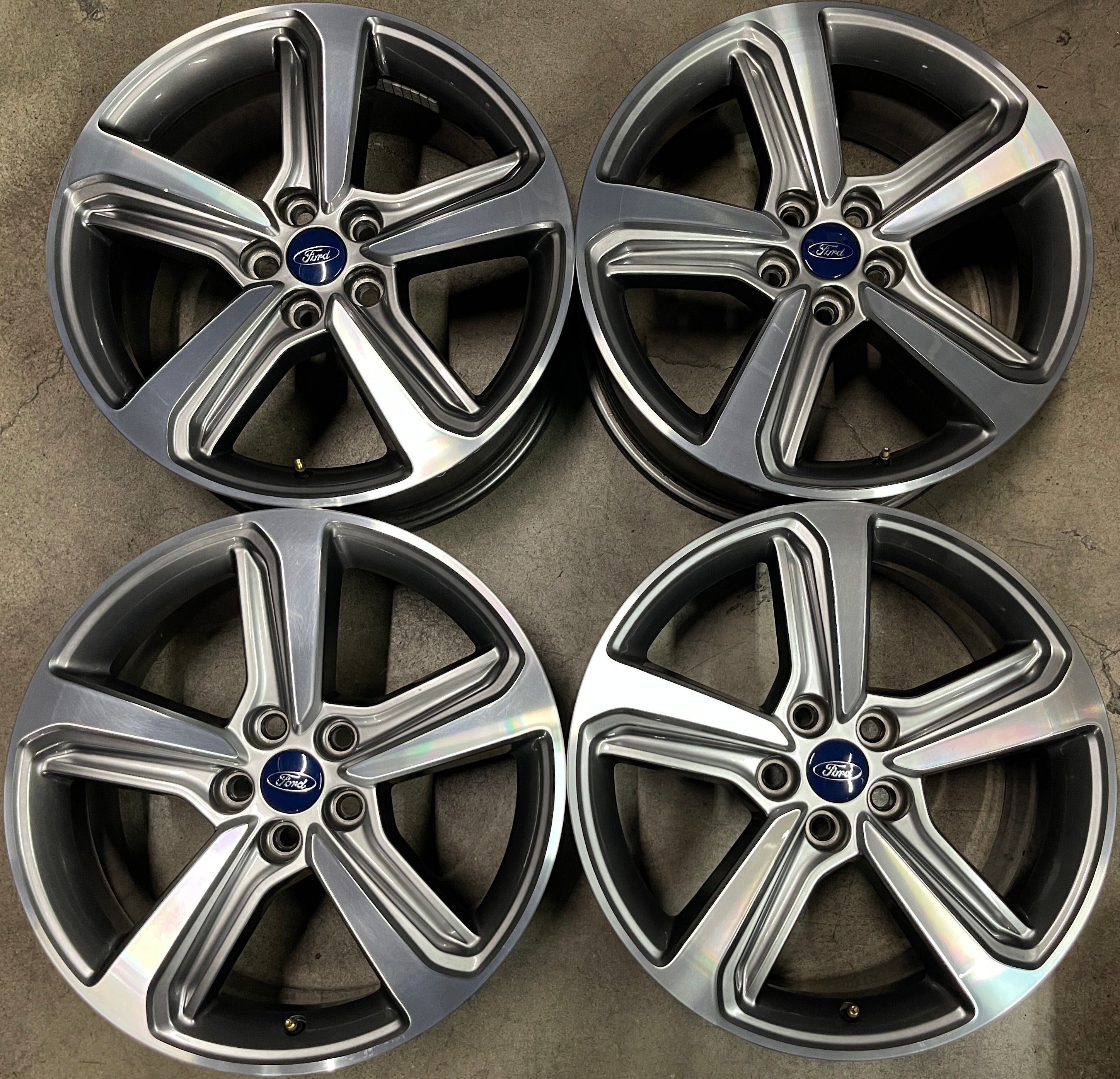 Four 2019-2024 Ford Edge Factory 18 Wheels OEM 10193 Rims KT4C1007B1C ...