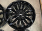 Four 2024 Cadillac Escalade Platinum Factory 22 Wheels OEM RIMS Gloss Black 84460119