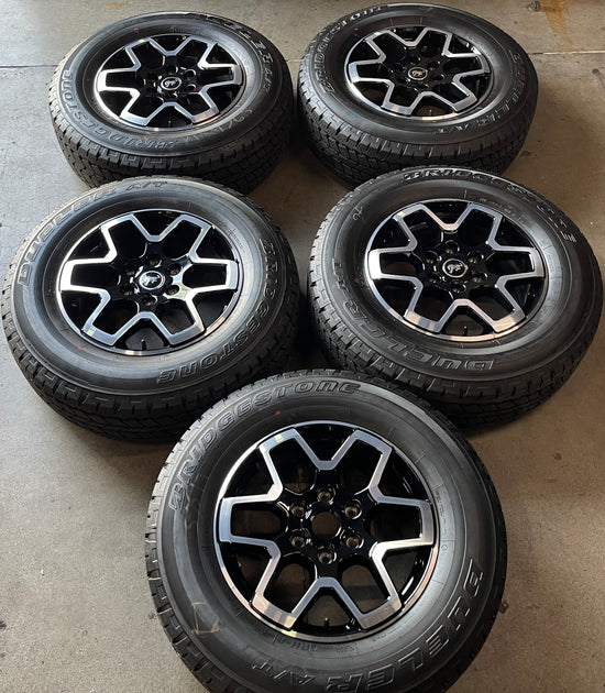 Sold FIVE 2024 Ford Bronco Factory 18 Wheels Tires OEM Outer Banks 255/70/18 A/T