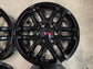 Four 2024 Toyota Tacoma TRD Factory 18 Wheels OEM Rims Gloss Black