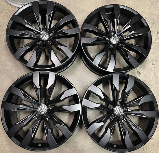 Sold Four 2021 Volkswagen Tiguan Factory 20 Wheels Rims OEM 70049 Black 5NN601025E