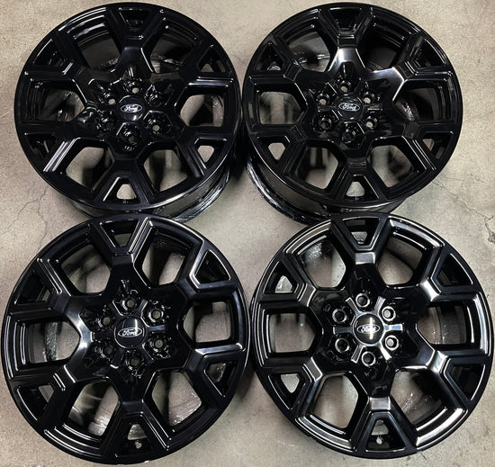 Sold Four 2025 Ford F150 Factory 20 Wheels OEM RIMS RL341007HA Gloss Black