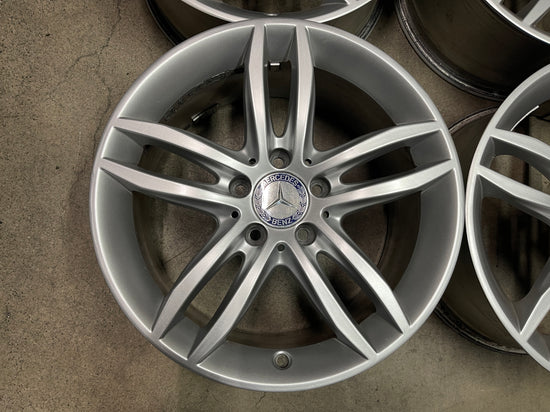 Four 2014 Mercedes Benz MBZ C300 C350 17 Inch Wheels 85227 OEM 85259 Rims 2527785259