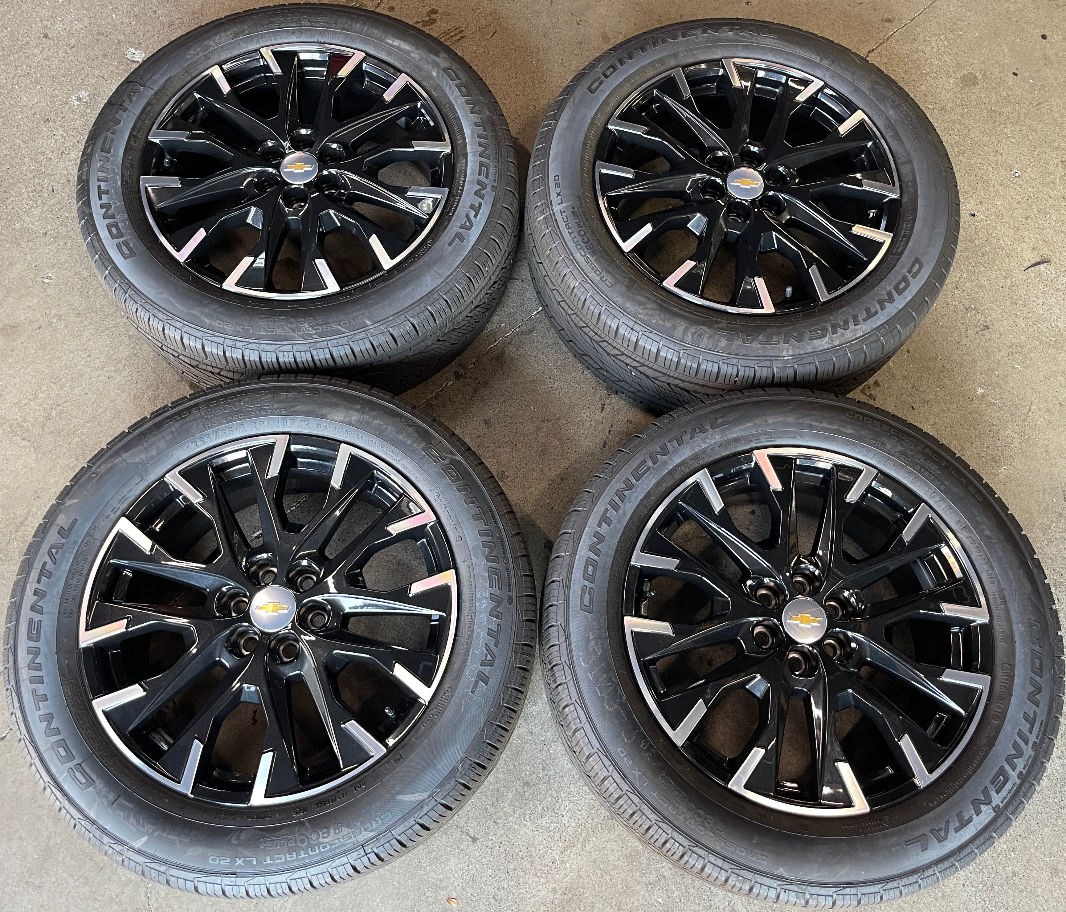 Sold 2025 Chevy Traverse Blazer Factory 20 Wheels Tires Rims OEM 84886 ...