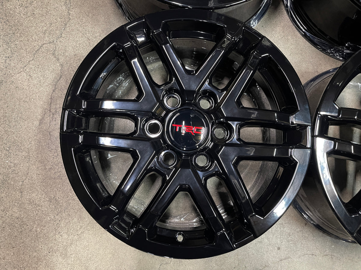 Trd 18 Inch Rims Four 2024 Toyota Tacoma TRD Factory 18 Wheels OEM Rims Gloss Black ...