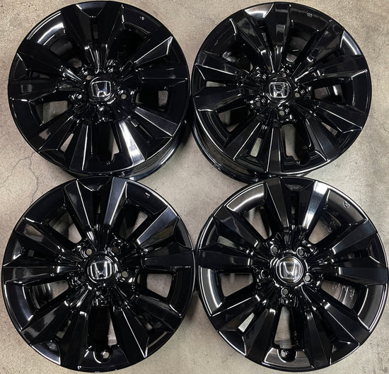 Four 2022 2024 Honda Civic Factory 17 Wheels OEM RIMS 10395 Gloss Black Accord