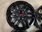 Four 2024 Toyota Tacoma TRD Factory 18 Wheels OEM Rims Gloss Black