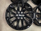 Four 2024 Cadillac Escalade factory 22 Wheels OEM Rims Platinum Onyx Black 84653998