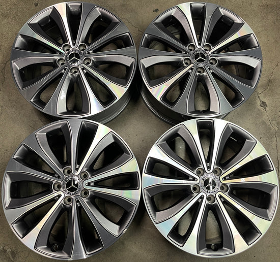 Four 2022 Mercedes GLE350 GLE450 Factory 19 Wheels OEM 85752 Rims  MLA1674010100