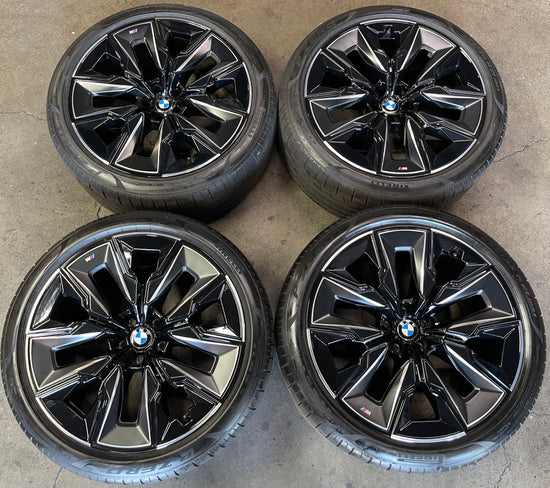 Sold 2024 BMW 740i 760i Factory 21 Wheels Tires Rims 71168 71169 OEM 36115A41F78 36115A41F79