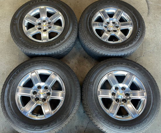 Sold 2018 Chevy Silverado 1500 Factory 18 Wheels Tires OEM 5645 Rims BDS 275/65/18