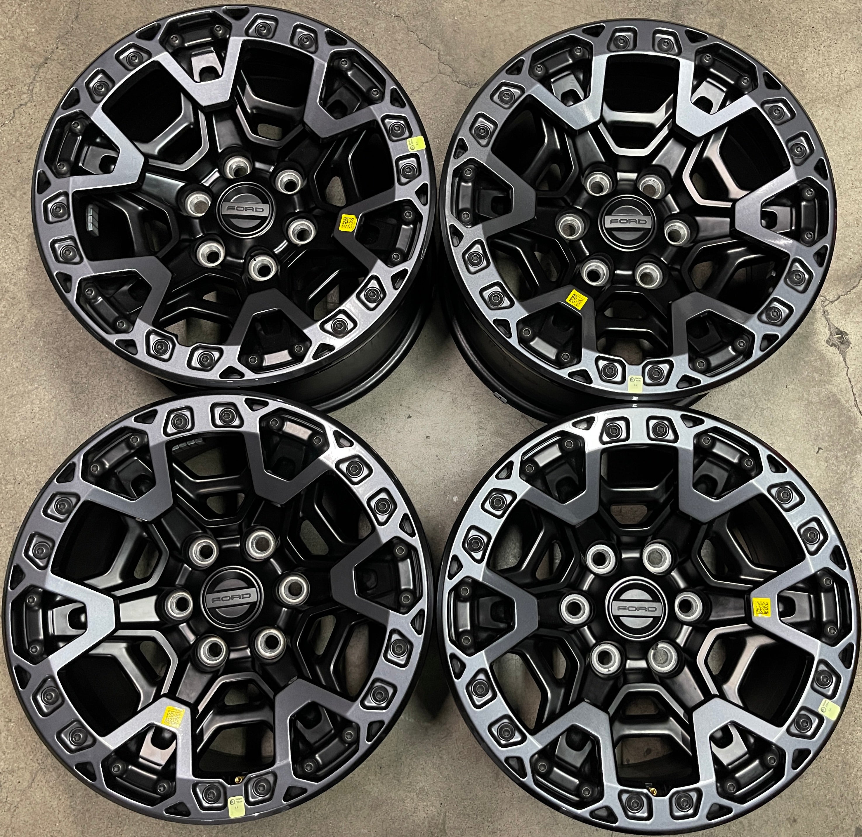 2025 Ford F150 Raptor R OEM Wheels Rims 17x8.5 6x135 +32 Black – Socal ...