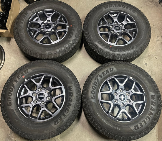 Sold 2024 Ford Ranger Factory 17 Wheels Tires OE RIM N1WC1007C4A Goodyear ATS 2557017