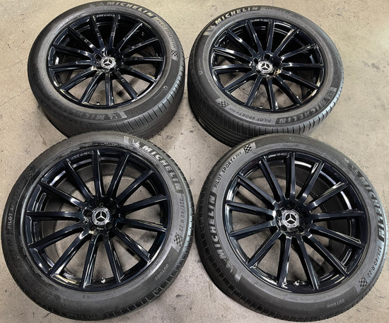2023 Mercedes GLS450 GL580 GLS63 AMG Factory 22 Wheels Tires OEM Black 85810 85826