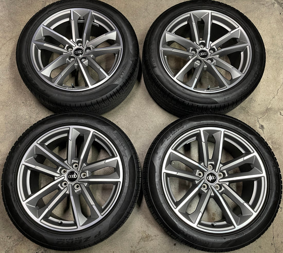 Sold 2025 Audi Q3 Factory 19 Wheels Tires OEM 83A601025B Rims Pirelli 255/45/19