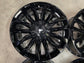 Four 2024 Cadillac Escalade Platinum Factory 22 Wheels OEM RIMS Gloss Black 84460119